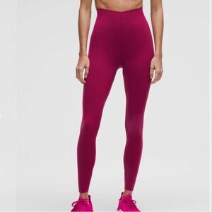NWT Lululemon Glow Up Super-High-Rise Tight 28", Magenta Smoke, Size 8